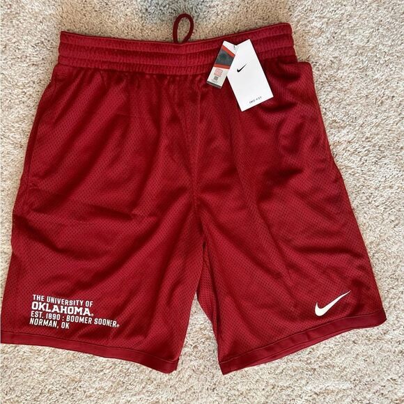 NIKE OKLAHOMA SOONERS DRI-FIT MESH SHORTS - Picture 3 of 8